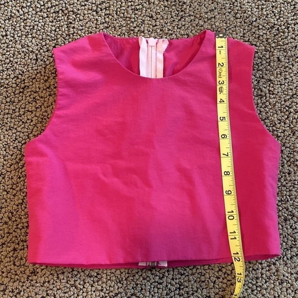 Custom Made Zippered Back Top & Floral Skirt- NEW - Picture 9 of 11